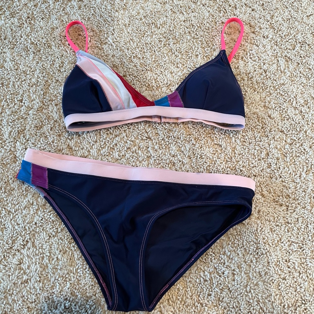 Sundry Colorblock Bikini Set - Picture 3 of 4